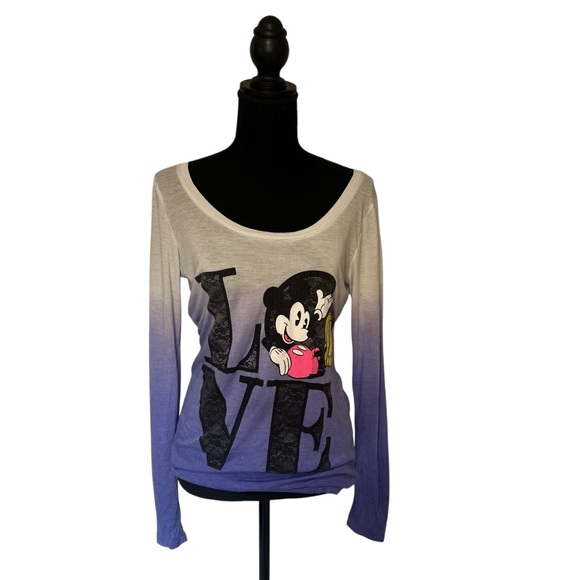 Disney Mickey Mouse Long Sleeve - Picture 1 of 3
